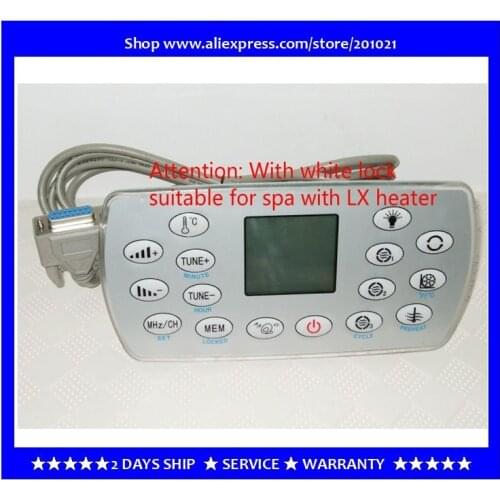 Hot Tub Topside Control Panel - Chinese J&J JNJ Kingston - KL8-3H Spaserve Trade Price Spa 8028 for spa with LX Heater