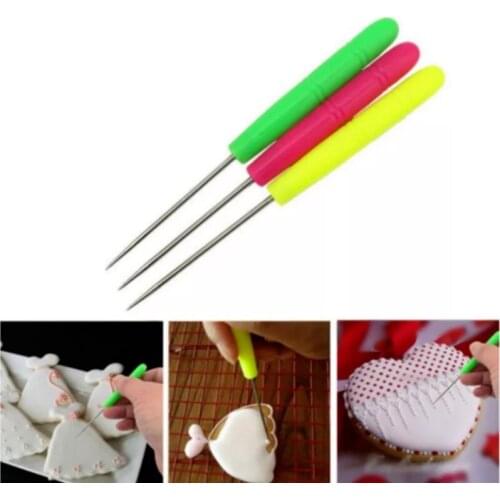 1PC Scriber Needle Modelling Tool Baking Marking Patterns Icing Sugarcraft Cake Decorating Icing Carve DIY Fondant Cookie Decor