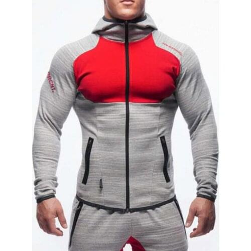 KEENEST Running Jacket Men Breathable Quick-drying Jersey Windproof Coat Outdoor Hooded Jacket