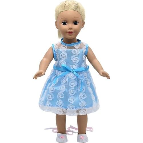 Dolls & Accessories Doll Clothes Dress Fit 18 Inch American&43 CM Reborn Baby Dolls OG Girl Doll Russia Doll DIY Gift`s Toy