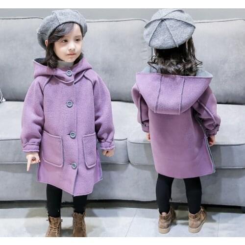 2017 new winter Girls Kids boys thick hooded jacket coat comfortable cute baby Clothes Children Clothing