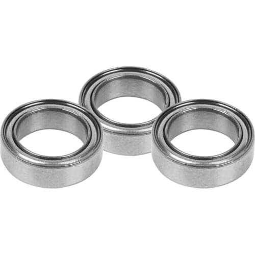 10Pcs Miniature Rubber Sealed Metal Shielded Metric Radial Ball Bearing, MR126 ZZ 6 x 12 x 4MM & 10x MR128-ZZ 8X12X3.5mm