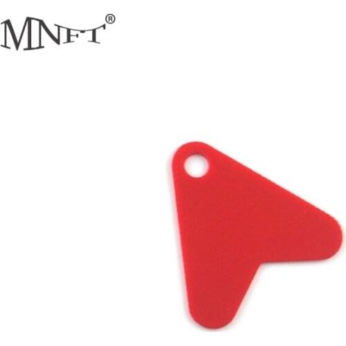 MNFT 50PCS/Pack Plastic Red Heat Shape Sequins For DIY Metal Spoon Fishing Hard Bait Hook Jid Minnow Popper Crank VIB Hook