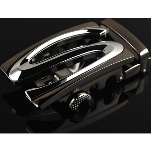 Fashion Mens Business Alloy Automatic Buckle Unique Men Plaque belt Buckles for 3.5cm Ratchet men Apparel Accessories LY188384