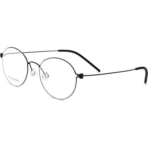 Titanium Glasses Frame Men Women Ultralight Clear Round Eye Glasses Optical Myopia Prescription Eyeglases Frames Eyewear Oculos