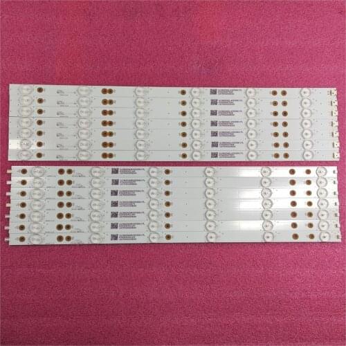 New 14PCS LED strip LB49016 V1_00 LB-PF3030-GD2P6C490712-L-D LB-PF3030-GJD2P6C490712-R-D for 49PUS6401 49PUH6101 49PUS6561