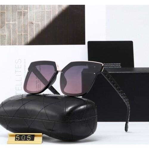 Oversized Cat Eye Sunglasses Women Square Glasses Polarized Lenses Laminated Frame Women Fashion Designer Shopping Mirror