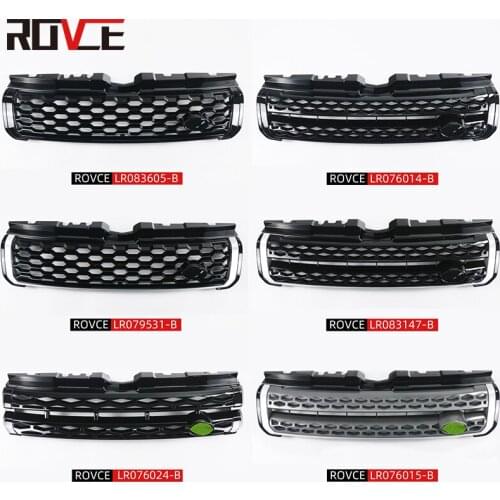 Front Bumper ABS Grille Grill for Land Rover Range Rover Evoque 2012-2018 Gloss Black Limited Edition