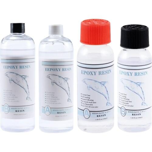 Clear Resin Epoxy High Adhesive 3:1 1:1 AB Crystal Glue AB UV Epoxy Glue for DIY Resin Crafts Jewelry Making Accessories