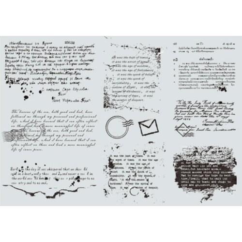 The moment Transparent Clear Silicone Stamp/Seal for DIY scrapbooking/photo album Decorative clear stamp sheets A2084