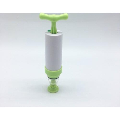 Manual T Shape Vacuum Bag Suction Air Pump Food Seal Storage Pouch Compression Pump Home Tool Kitchen Food Preservation