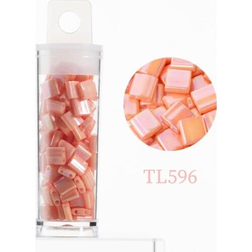 Taidian Miyuki Tila Pearls 5x5x1.9mm Multiple Colour Glass Beads 10g/tube Jewelry Making Western Style