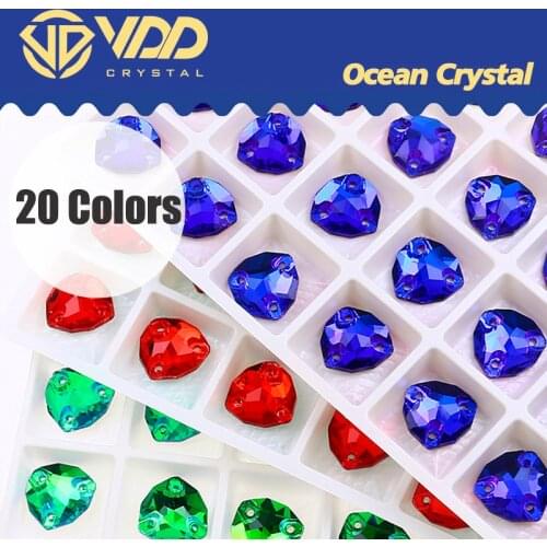 VDD K9 Quality Crystal Sewn Stones Glitter Strass DIY Sewing Crystals Flat Back Glass Rhinestones For Clothes Dress Making