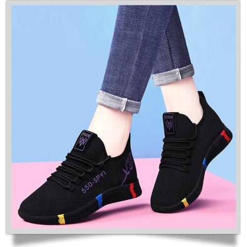 Womens Shoes 2021 New Vulcanized Shoes Womens Casual Shoes Sports Womens Shoes Breathable Running Womens Flat Shoes Women 2