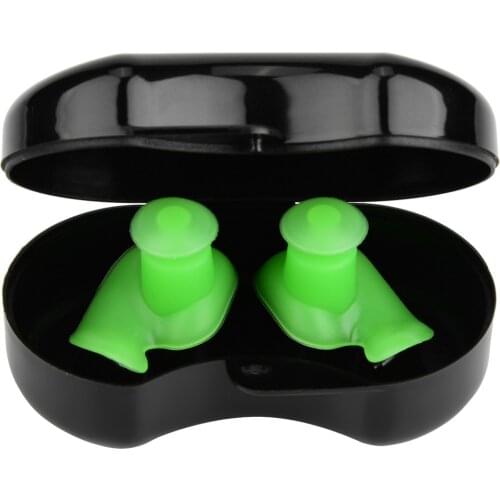 1 Pair Waterproof Earplug Anti-Noise Earplugs Dust-Proof Earplug For Swimming Sleeping Studying