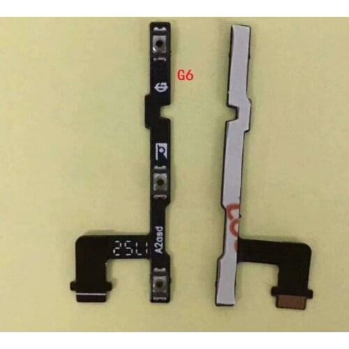 10pcs/lot New For Motorola For Moto G6 / G6 plus Power on off Volume Side Button Flex Cable Ribbon Replacement Part