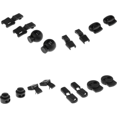 4 Pair Sports Shoe Lace Lock Triathlon Running Shoes Lace Fastenere Lacelock