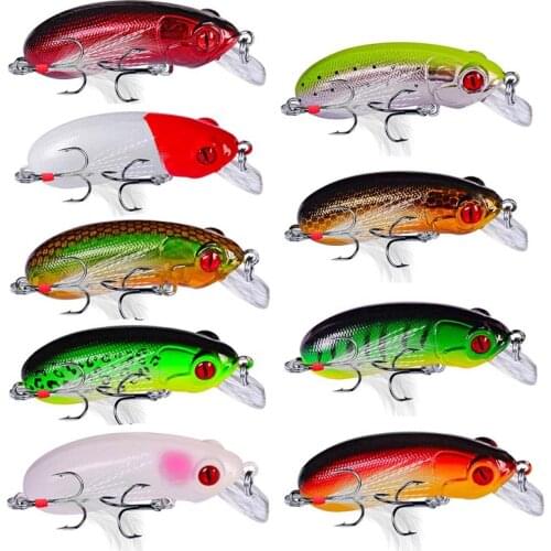 62mm 10g wobbler Minnow Fishing Lure wobblers popper swimbait Bionic artificial bait crankbait hard lure For fishing jerkbait