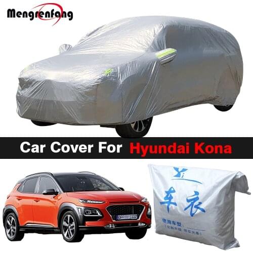 Full Car Cover Outdoor Sun Shade Anti-UV Snow Rain Dust Protection SUV Cover For Hyundai Kona Kauai Encino