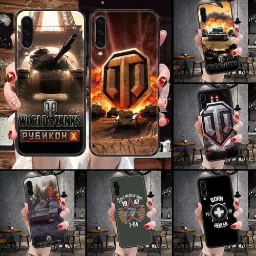 World Of Tank Phone Case For Samsung Galaxy A 10 12 20E 21S 30 32 40 50 51 52 70 71 72 5 6 7 2016 2018 black tpu Etui art coque