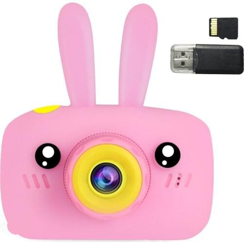 Child Camera HD Digital Camera 2 inch Cute Cartoon Camera Toys Children Birthday Gift 1600w Children Toys Camera