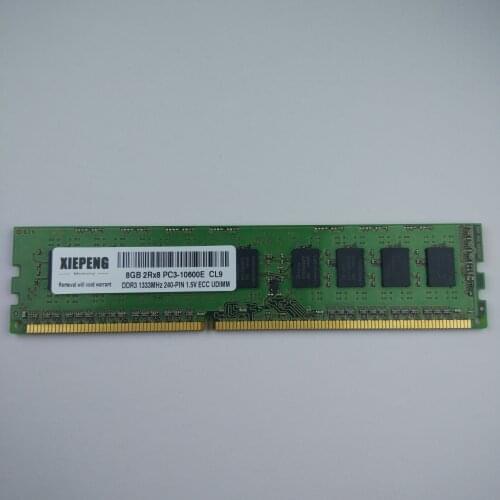 For IBM System x3400 M2 x3350 x3300 M4 x3400 M3 Server RAM 8GB 2Rx8 PC3-10600 ECC 4G DDR3 1333MHz unbuffered Memory DDR3-1333