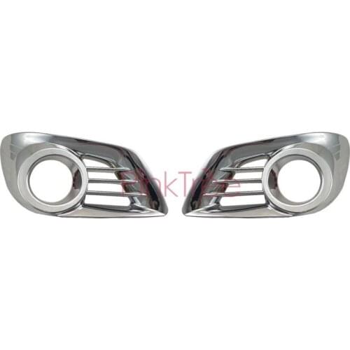 Chrome Front Fog Light Cover Fog Lamps Trim Car Styling Accessories For Toyota Hilux Vigo 2008