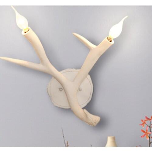 Resin Creative Tree Branch Wall Lamp E14 Nordic Household Restaurant Cafe Club Sconce Villa Balcony Corridor Aisle Porch Lights