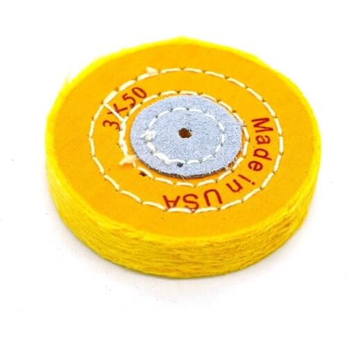 3 Inch Yellow Cloth Wheels For Jewelry Buffing Grinding Polishing Tools 1PCS