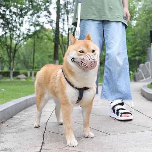 Dog Mouth Covers Anti-bite and Barking-proof Masks Small and Medium-sized Dog Pet Golden Retriever Teddy Dog Cover Cage Dog Cove