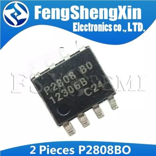 2pcs/lot P2808BO SOP-8 P2808B0 P2808 B0 SOP P2808 BO SOP-8 microcontroller IC