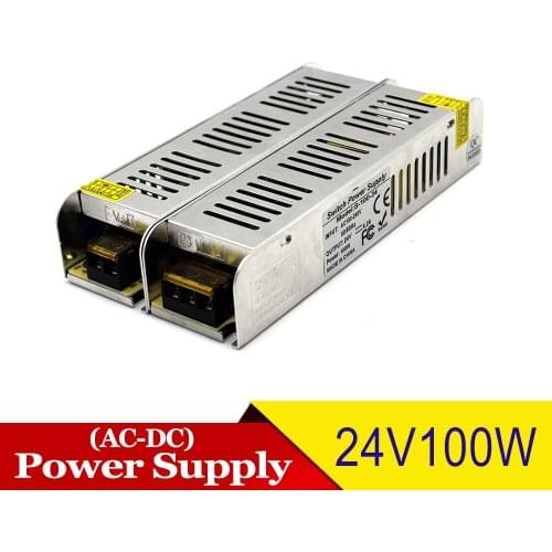Mini size 24V 100W Power Supply Unit DC Transformers 110v 220v AC DC24V Switch Powers Source For LED Modules Lighting CCTV Motor