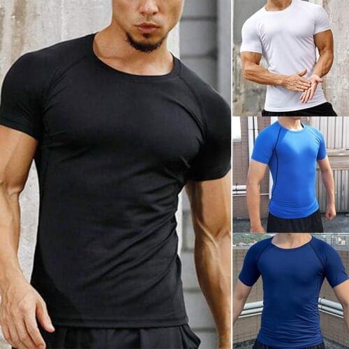 Men Special Sales Profession Tights T-shirt Fitness Sports Quick-drying Breathable Sweat-absorbing Quality Shirt Fitness New