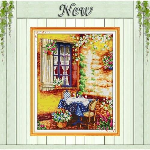 Beautiful Summer afternoon,11CT 14CT Cross Stitch kits,needlework embroidery stitching Sets,DMC Cross-Stitch Scenery Home Decor