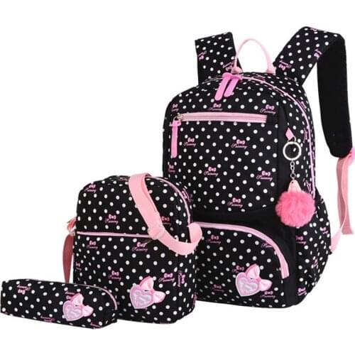 3 Set School Backpacks Printing School Bags For Teenagers Girls Fashion Rucksack Orthopedics Schoolbags Moclila Shoulder Bag