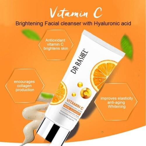Refreshing VC Cleansing Essence Moisturizing Deep Cleansing Blackhead Gentle Facial Cleanser 100g