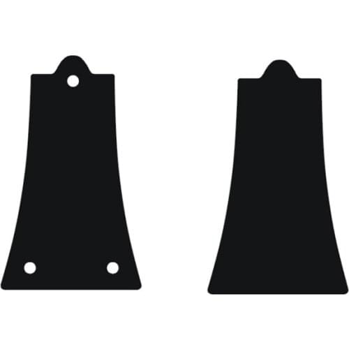 Pleroo guitar pickgaurd For 1PCS Harley benton SC-450 LP guitars truss Rod Cover, Black