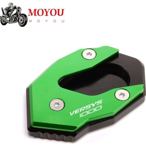 For KAWASAKI VERSYS 1000 VERSYS1000 2015-2021 Motorcycle Kickstand Foot Side Stand Extension Pad Support Plate