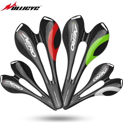Carbon Fibre Mountain Bicycle Saddle Road Fold Bike Front Seat Road/MTB Bike 3K Gloss or Matte Carbon Saddle Bicycle Seat