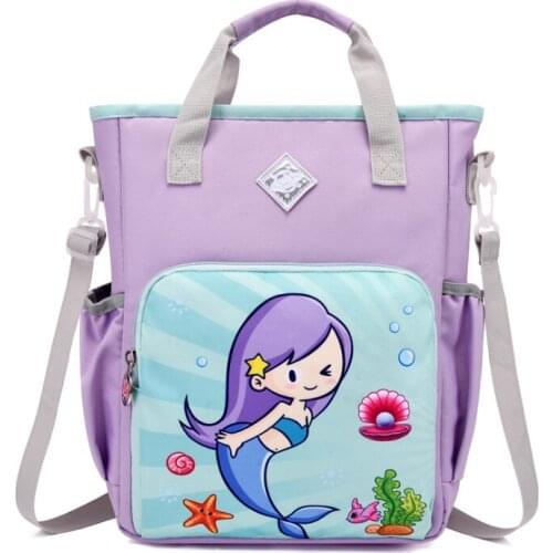 Disney Princess Mermaid Girls Backpacks Light Weight School Bags for Students Big Capacity Children Backpack Kids Bags Mochilas