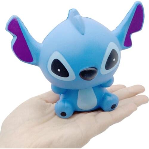 Jumbo Kawaii Stitch Squishy Simulation Slow Rising Sweet Scented Decompression Stress Relief Soft Squeeze Toys Fun for Child Toy