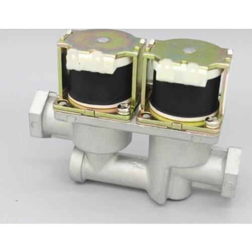 Universal Gas Oven Parts 24V double solenoid valve female screw 1/4"
