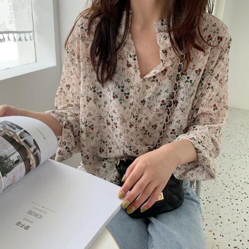 Very Fairy Blouse Design Sense Niche Floral Sun Protection Shirt Womens Summer New Gentle Chic Chiffon Shirt