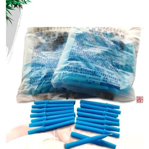 1 pack of about 50pcs triangular needles acne lancets picking needles disposable sterile blood collection triangular needles
