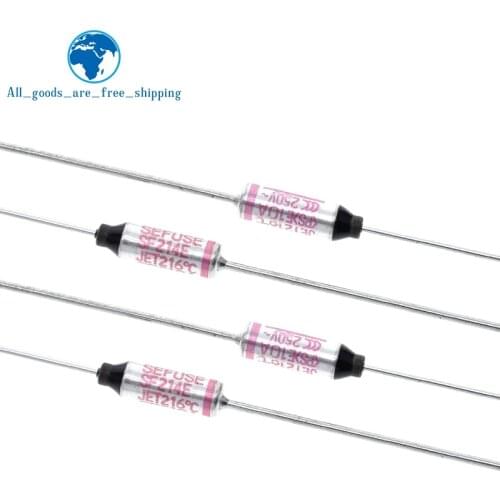 10pcs SF214E DIP SEFUSE Cutoffs for NEC Thermal Fuse 216 C 216 Degree 10A 250V Celsius Circuit Cut Off Thermal Fuse