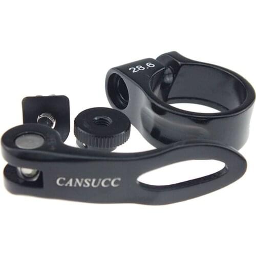 Bicycle Seatpost Clamp 28.6mm Aluminium Alloy Single Bolt Locked Seat Post Clip