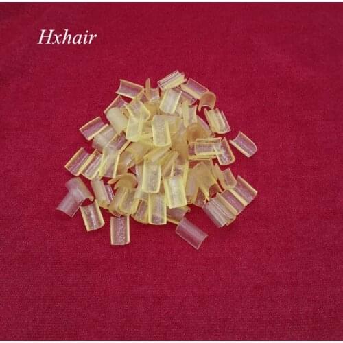 Freeshipping - 2000pcs Glue Nail Tip Keratin Nail Tip / Mixed Colors / Black D-Brown Brown L-Brown Blonde Transparent