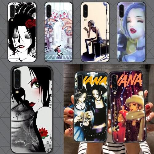 NaNa osaki Anime Phone case For Samsung Galaxy A 3 5 7 8 10 20 21 30 40 50 51 70 71 E S 2016 2018 4G black pretty Etui luxury