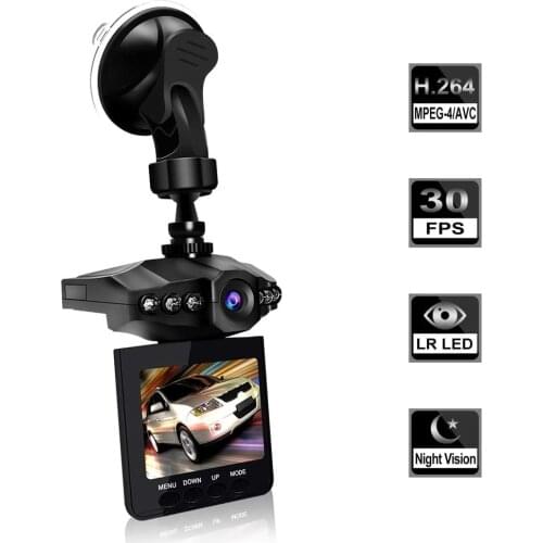 Dash Cam, Car Dash Cam, 2.5" Wide Angle Car Driving Recorder Dashboard Camera, Car DVR Vehicle Dash Cam with Night Mode, WDR