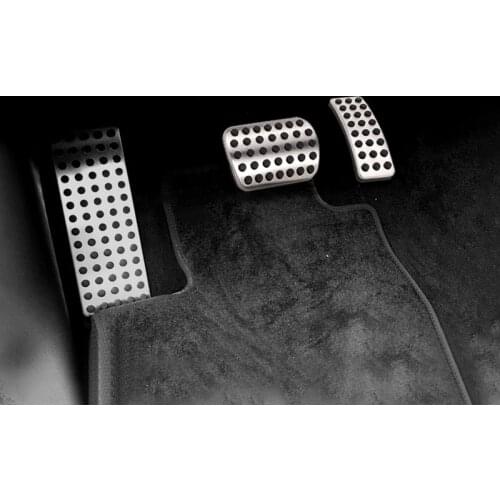 For Mercedes Benz A B R Classe CLA GLA GLE ML AMG W176 W177 W164 W245 W246 W166 W169 Car Foot Fuel Brake Pedal Cover Accessories